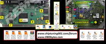 Load image into Gallery viewer, Car's ECU tuning training course and software package image featuring schematics and software icons.