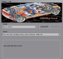 Load image into Gallery viewer, ALL IMMO OFF software interface for ECU editing and removal tools.