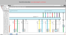 Carica l'immagine nel visualizzatore di Gallery, Toyota/Lexus full package wiring diagram interface.