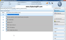 Load image into Gallery viewer, J2534 Pass Thru Software interface showing diagnostic options for vehicle infotainment system.