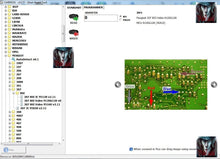 Charger l'image dans la galerie, CARPROG 13.77 software interface showing vehicle programming details.