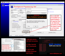 Charger l&#39;image dans la galerie, GM Programming and Calculator tools
