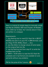 Charger l&#39;image dans la galerie, (Dodge Jeep CHRYSLER) HPT Files  UnLocking in Simple 4 STEPS
