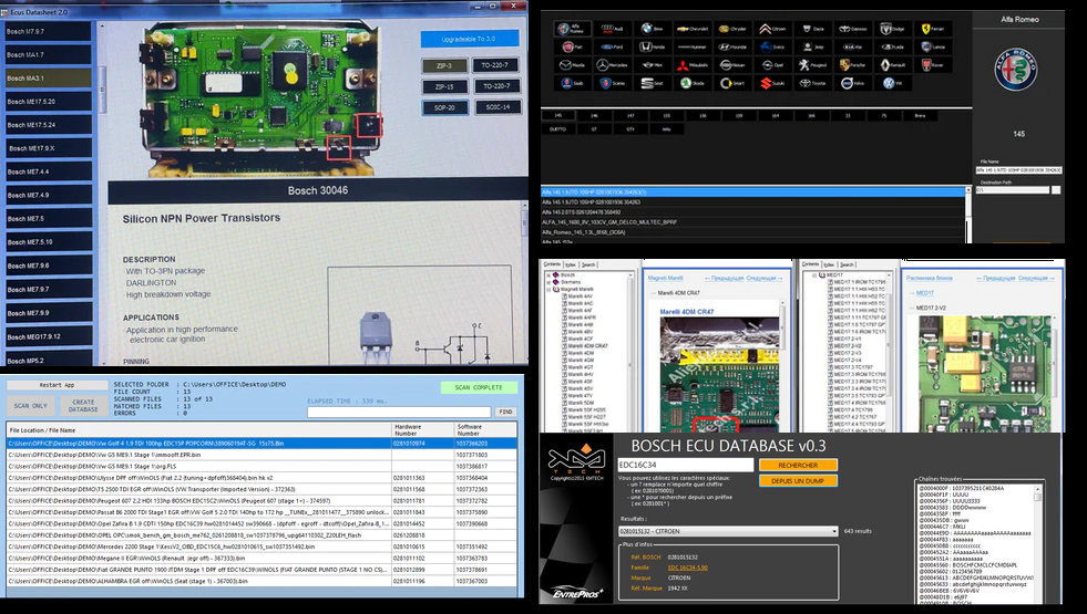 ECU Data (ECU - schematic diagrams + circuit diagrams + Pinouts+ connection + repair manuals + E-Books)