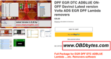 Carica l&#39;immagine nel visualizzatore di Gallery, DPF EGR DTC ADBLUE ON-OFF Davinci Latest version Volta ADS EGR DPF Lambda removers
