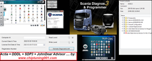 Carica l&#39;immagine nel visualizzatore di Gallery, Heavy vehicles Trucks buses Diagnostic and Programming Software DDDL JohnDeer Actia Mult-idiag SDP3
