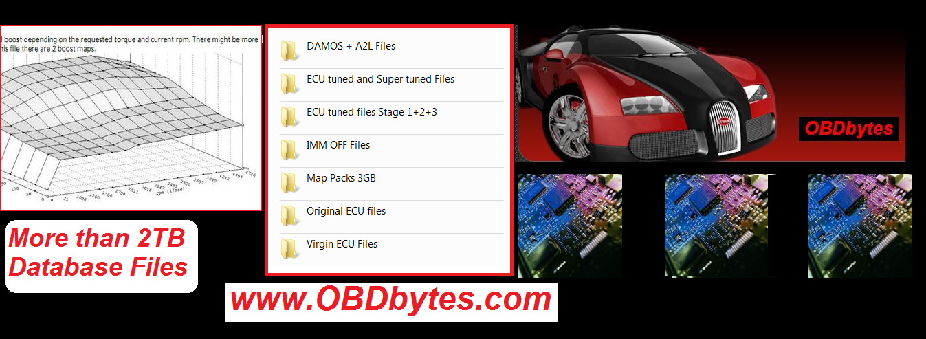 (IMMO_ECU Database Files) Immo Off Virgin ECU tuned files, DAMOS Super tuned and original files